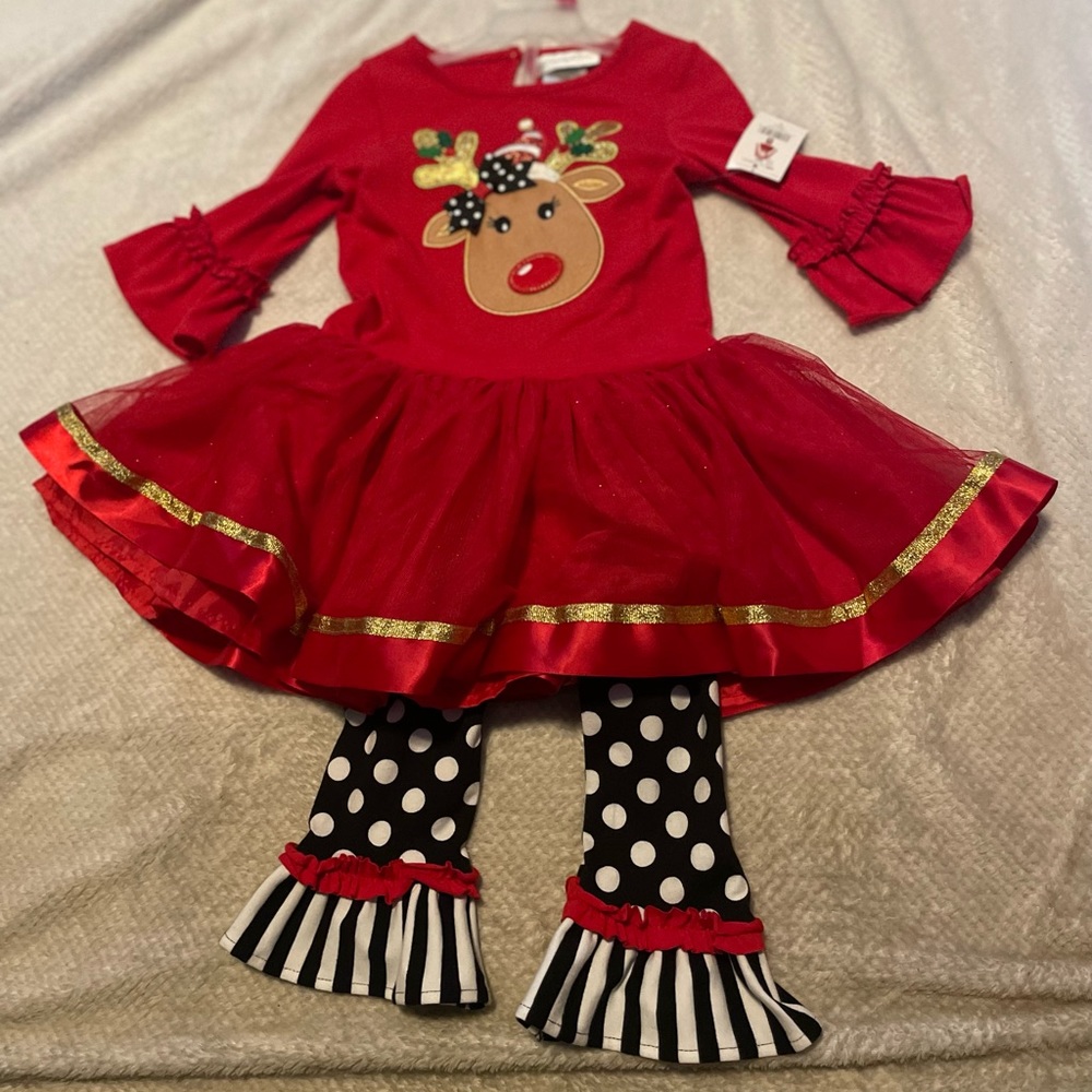 2 piece Christmas kid’s 4 NWT
